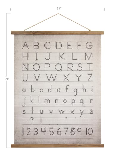 Hello Honey® Alphabet & Numbers Wall Hanging